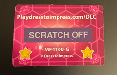 Dress to Impress Mystery Model GALA GIRL DLC Toy CODE Only (Messaged)