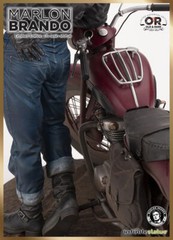Infinite Statue Marlon Brando with Bike from The Wild One 1/6 Scale Statue New