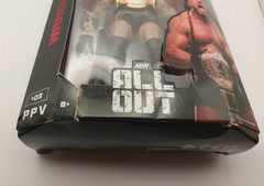 AEW Wardlow All Out PPV Limited Edition Figure #03 TNT Belt NEW Box Damage