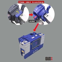 3D Print Filler Shoulder Cannon Upgrade Kit For SS86 Soundwave GO Better