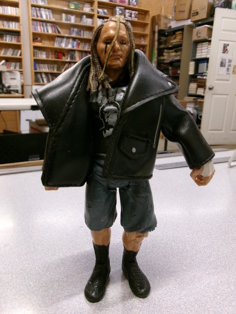 Raven TNA WWE ECW Jakks wrestling action figure exc. condition