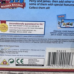 Vintage NIB Thomas Wooden Railway BEN Toy Train Sealed 2001 Red Label