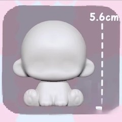 Silicone mold Nendoroid clay support activity face parts paper clay 3D DIY face