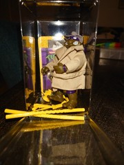 1994 Playmates TMNT Undercover Donatello Yellow accessories w/Card Complete vint