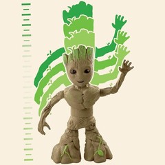 Marvel Studios I Am Groot Groove ‘N Grow Groot, 13.5-Inch Interactive Action Fig