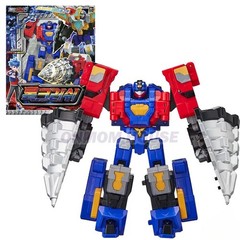 Metal Cardbot S ROCK CRUSH Drill Tank Transformer Robot Car Toy 2025
