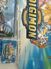 NEW IN PACKAGE DIGIMON 4 PIECE STATIONARY STUDY KIT, PENCILS, BAG, ERASER – NEW
