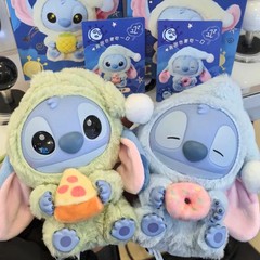 2025! New Stitch Eat Something Before Sleep Series Plush AUTHENTIC Blind Box