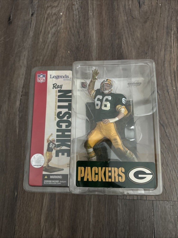 McFarlane NFL Legends Ray Nitschke Series 2 Green Bay Packers Figure Boxed