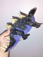 The First Gods STEGOSAURUS Lost World Creations PLA Figure With Trading Card