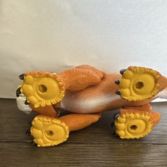 Sabretooth Tiger Action Figure Orange Yellow White Black Plastic imaginex