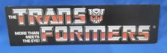 Transformers Hasbro Vintage Original Store Display Hanger 15″ x 4″ B