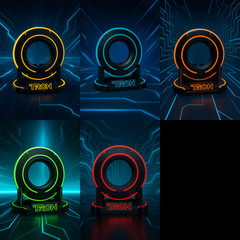 Tron Identity Disc with Display Stand – Glowing Sci-Fi Collector Piece