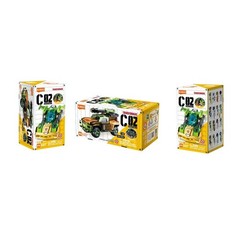 Wheels C02 Wreck ‘N Rule Box of 12 Random Model Kits | Transformers | Blokees