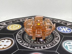 Bakugan Battle Brawlers B2 Pyrus (Subterra)Translucent Laserman VHTF