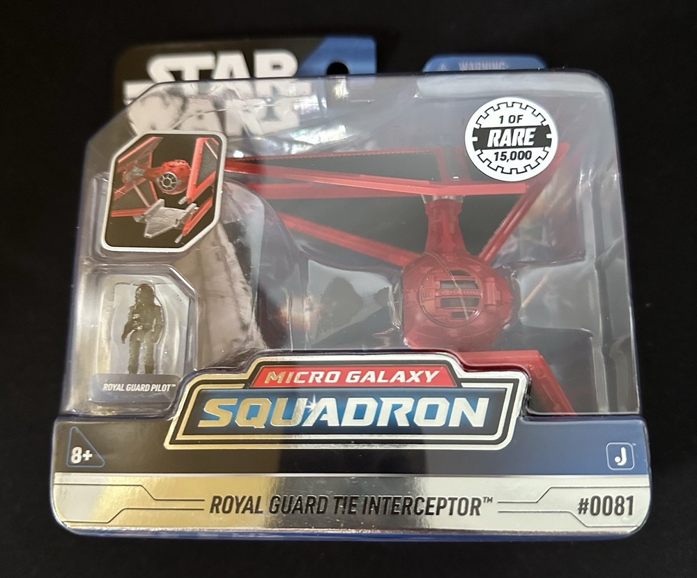 Star Wars Micro Galaxy Squadron Royal Guard Tie Interceptor #0081 Rare 1/15,000