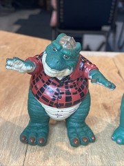 Vintage 1991 Jim Henson Dinosaurs TV Show Action Figures Complete Set 6 Hasbro