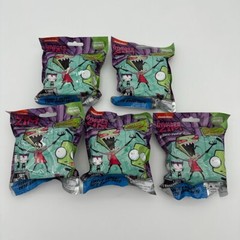 🔥5x INVADER ZIM NICKELODEON GIR VINTAGE BLIND BAG FIGURE SEALED BRAND NEW🔥