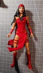 SU-DRE-ELE: Fabric red body suit & skirt for Marvel Legends Electra (No Figure)