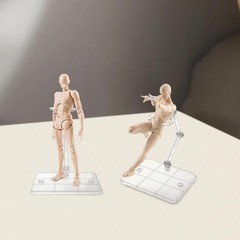 5PC HG144 Adjustable Action Figure Display Holder Base Doll Model Support Stand