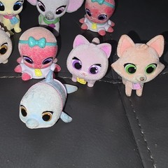Disney JR T.O.T.S. Tiny Ones Fury Flocked Animals Lot Of 11 Mini Figures