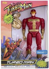 Talking Turbo Man Action Figure 13.5 Inch Battery Powered Deluxe Collectible
