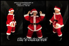 Custom 8″ Mego Arnold Schwarzeneger Howard Jingle all the way Action Figure