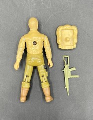 Vintage 1983 GI Joe Duke V1 Figure w/ Rifle & Backpack Broken Crotch