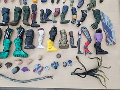 Marvel Legends DCUC BAF CNC Parts Lot of 87 No Duplicates