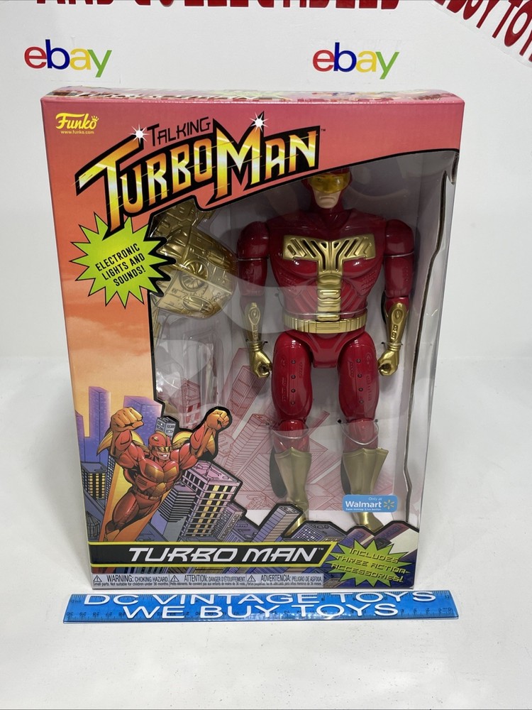 Funko Talking Turbo Man 13.5″ Action Figure Walmart Exclusive 2021 NEW 🔥