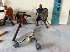 DragonHeart Movie Lot Of 3 Action Figures W/ Accessories Bowen, Hewe 1996 Hasbro