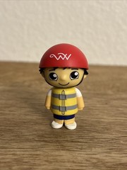 Ryan’s World In Yellow Life Jacket Red Helmet Ryan 2” Action Figure Bonkers Toy