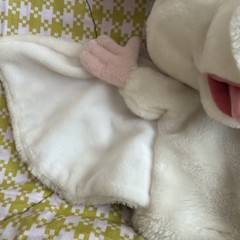 Anastasia Bartok The Magnificent Albino Bat 1997 Plush Hand Puppet Applause