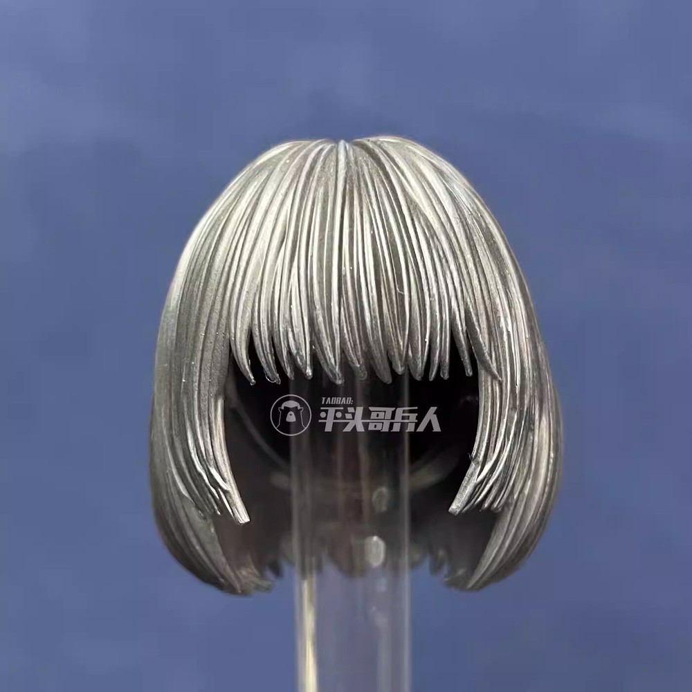 1/6 Female Bangs Hairstyles Short Hair Covers Model For 12″ Action Figure Body