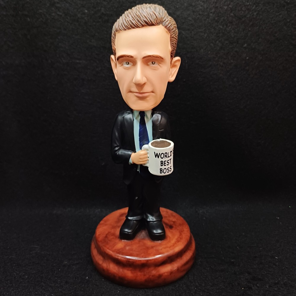 THE OFFICE MICHAEL SCOTT NBC UNIVERSAL LIMITED EDITION RESIN BOBBLE HEAD