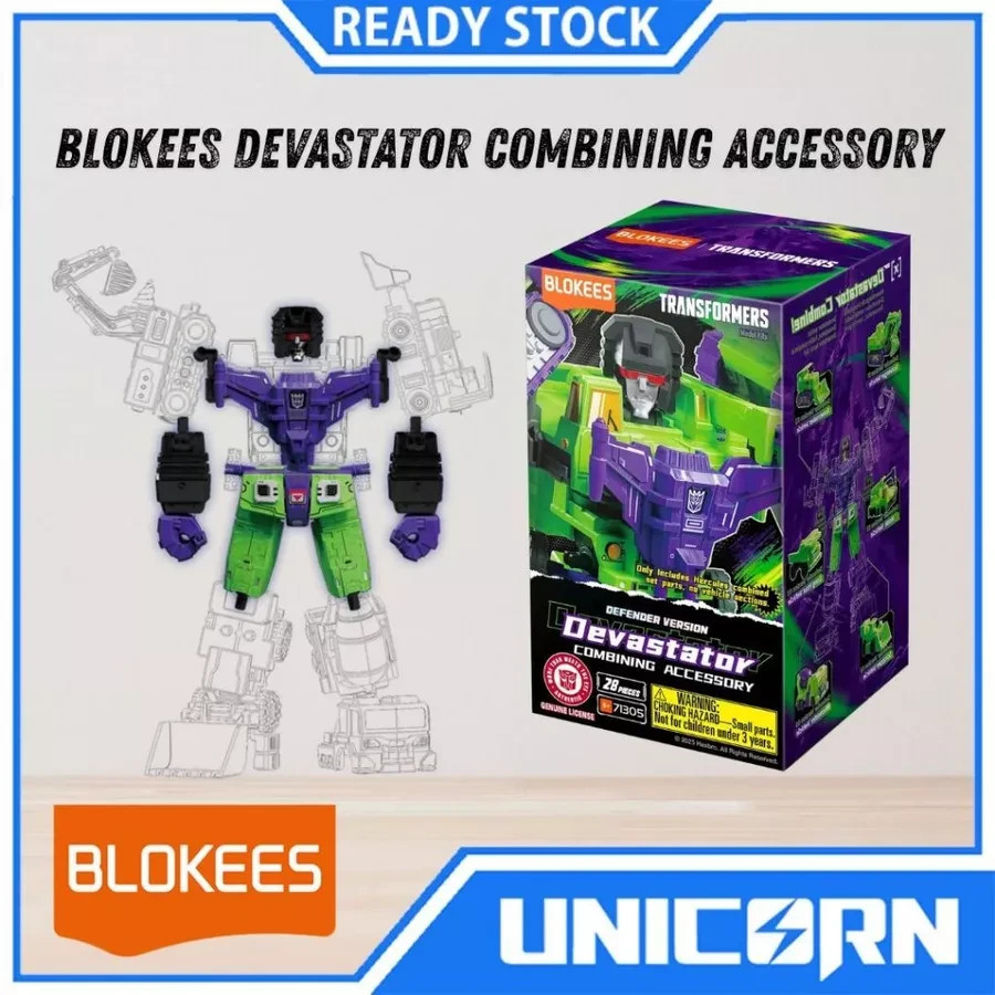 Blokees Transformers Defender – DEVASTATOR – Combining Accessory Kit English