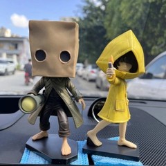 Little Nightmares Six Mono Figure PVC Statue Game Character Collectible Toy