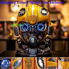 US Ship! Voice Control Killerbody 1:1 Bumblebee Mask Wearable Helmet New Gifts
