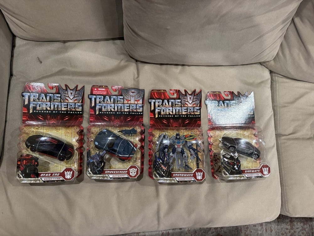 Transformers ROTF Lot Of 4 Brand New – Dead End, Soundwave,Sideways, Smokescreen