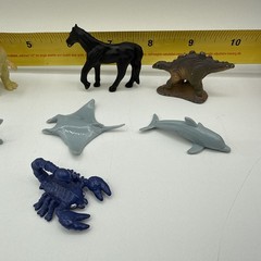 Lot Of Plastic Rubber Metal Dinosaur Shark Figures ANIMALS & OTHER Toys Vintage
