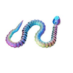 20.87inch 3D Printed Snake Model,Articulated Animals figure,Toys Home Decor