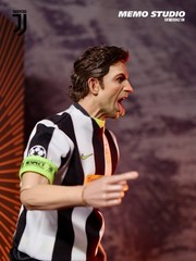 Football Stars Memoirs Studio 1/6 Del Piero Figure Roaring Head