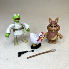 Disney Parks Star Wars Muppet Action Figure Mix Lot – Kermit, Bean & Camilla
