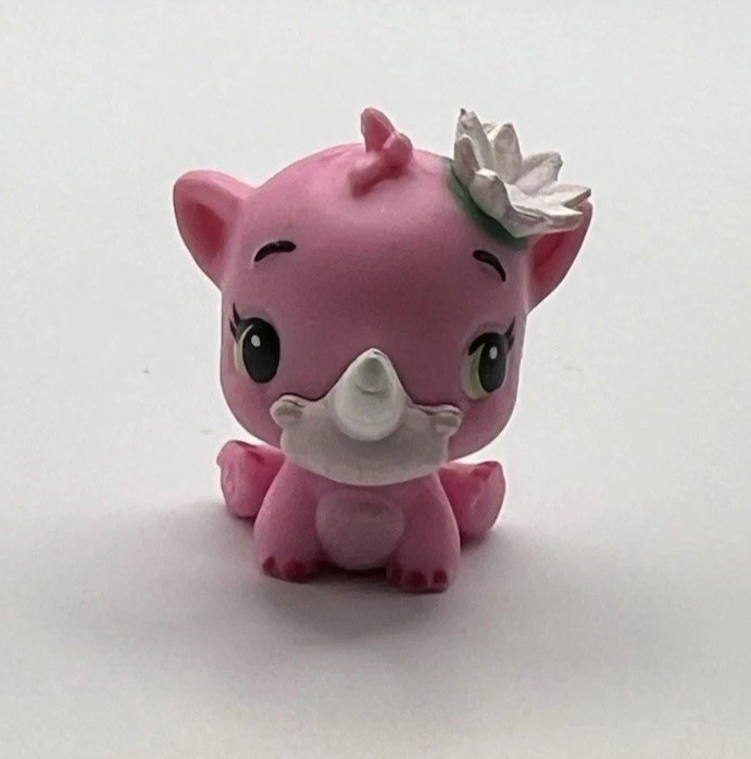 Hatchimals CollEGGtible Figure Rhino Petal Path Flower Spring Pink Silver Wings