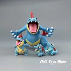 Pokémon Feraligatr Evolution Figure 3-11cm Anime PVC Collectible Toy Gift