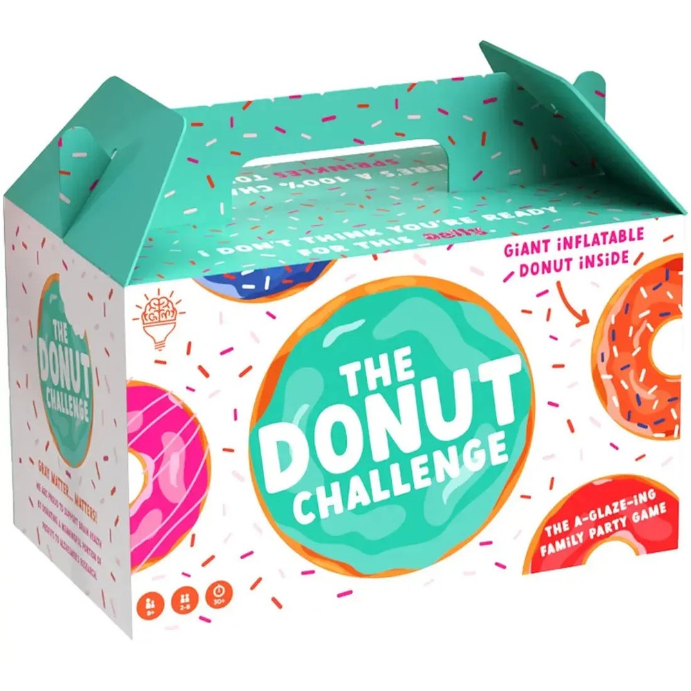 The Donut Challenge – Food Party Card Game for Family, Adults, and Children (2-