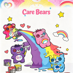 Fuggler Official Care Bear Plush Toy Keychain Blind Box / Bag Doll Pendant Gift