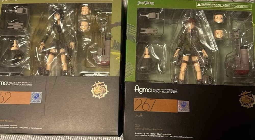 Max Factory Figma Kantai Collection Kitakami Ooi Set Unopened New Japan