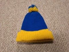 Vintsge 90s 00s South Park Eric Cartman Blue Yellow Pom Beanie Tv Movie Retro