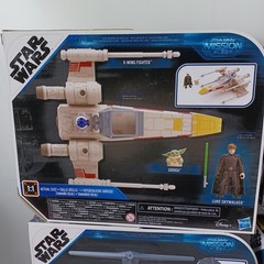Star Wars Mission Fleet lot of 4. Tie Advanced / X-Wing / Delta-7 / Gauntlet